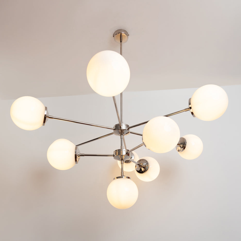 “Tellis” Ten Globe Chandelier