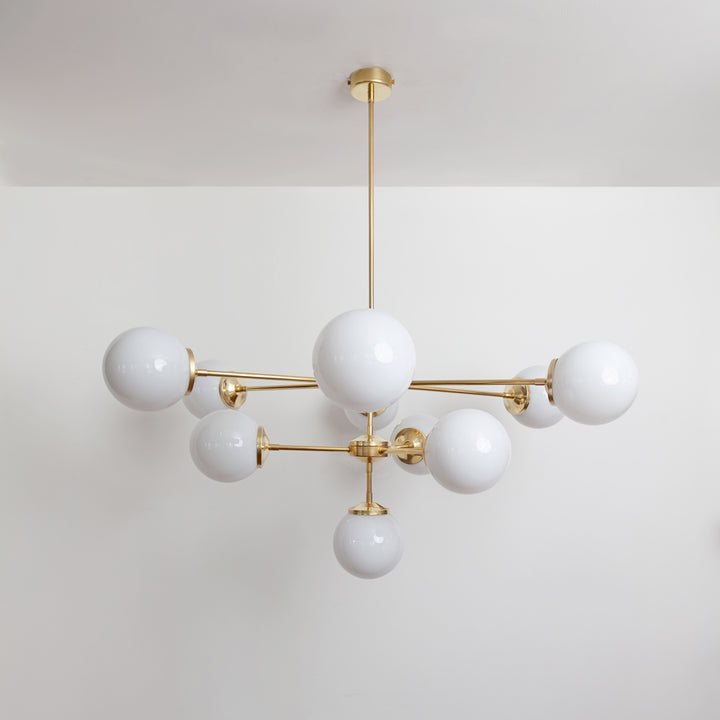 “Tellis” Ten Globe Chandelier