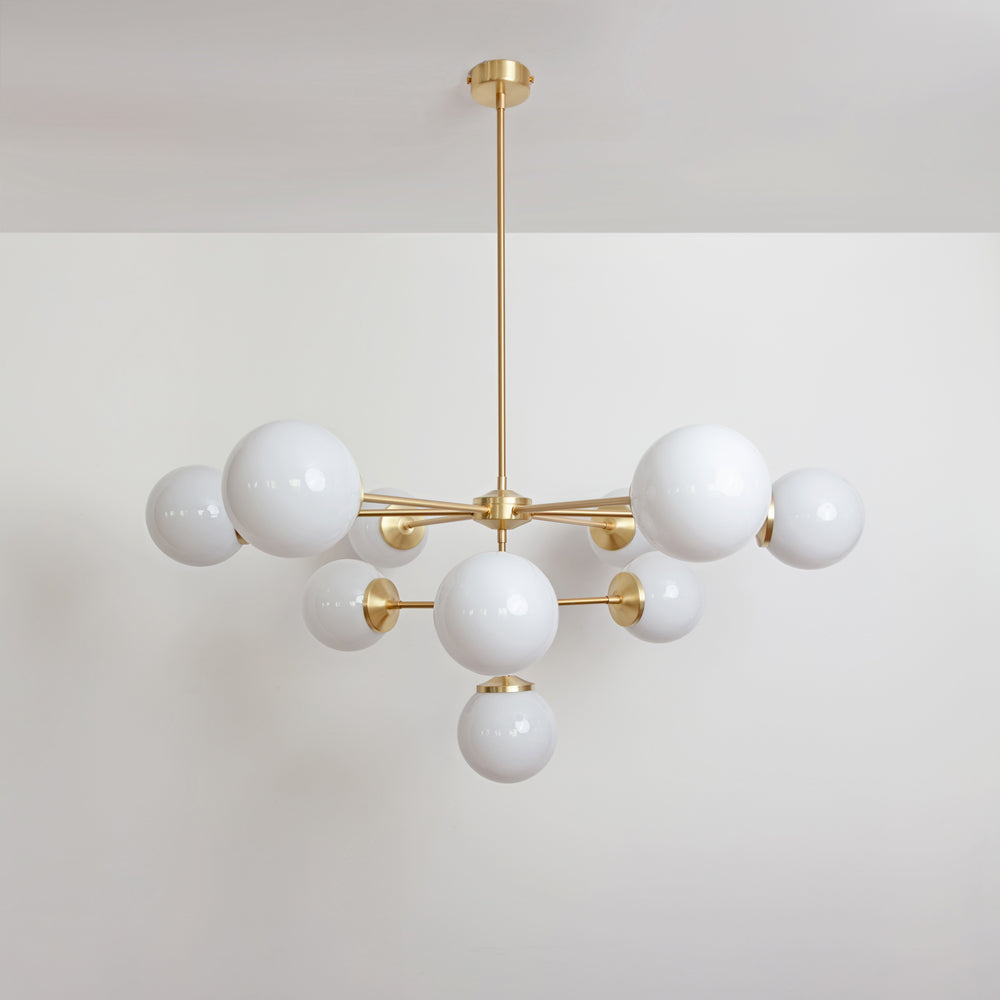 “Tellis” Ten Globe Chandelier