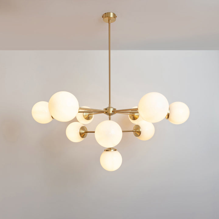 “Tellis” Ten Globe Chandelier