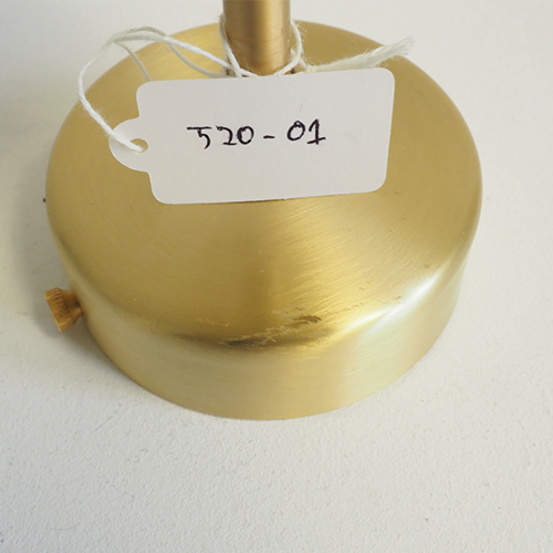 Reeded Glass Stemmed Pendant Fitting Only (Outlet)