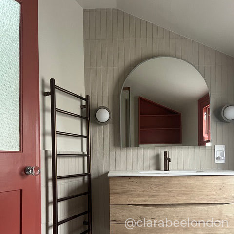 "Pearla" Flush Wall Light - Ceramic