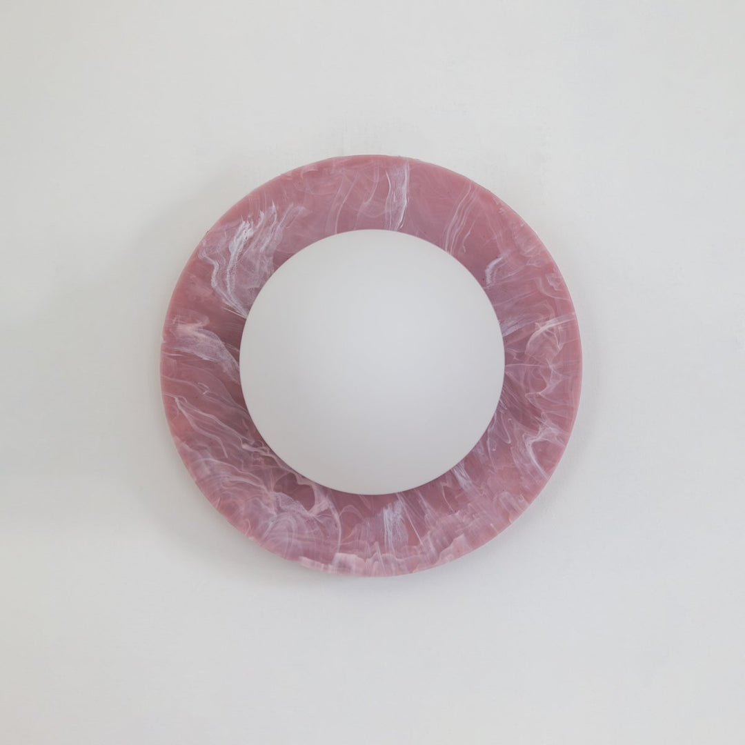 "Bo" Wall Light - Marbled Recycled Plastic