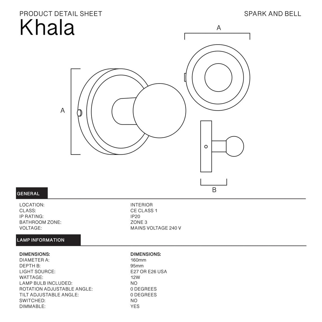 "Khala" Wall Light