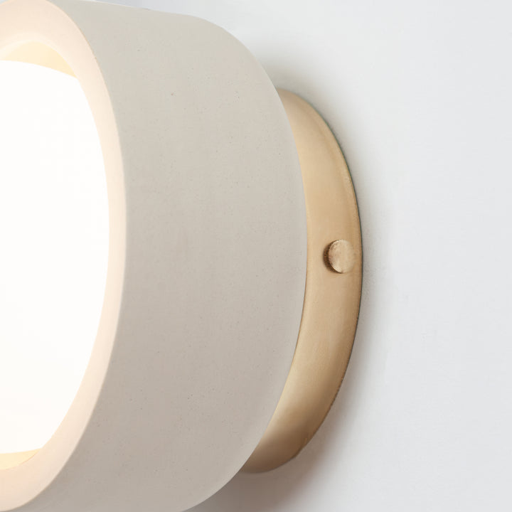 "Pearla" Flush Wall Light - Ceramic