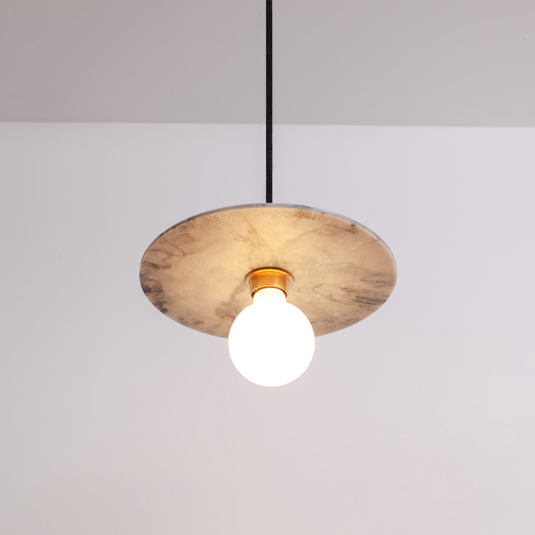 "Arc" Pendant Light - Marbled Recycled Plastic