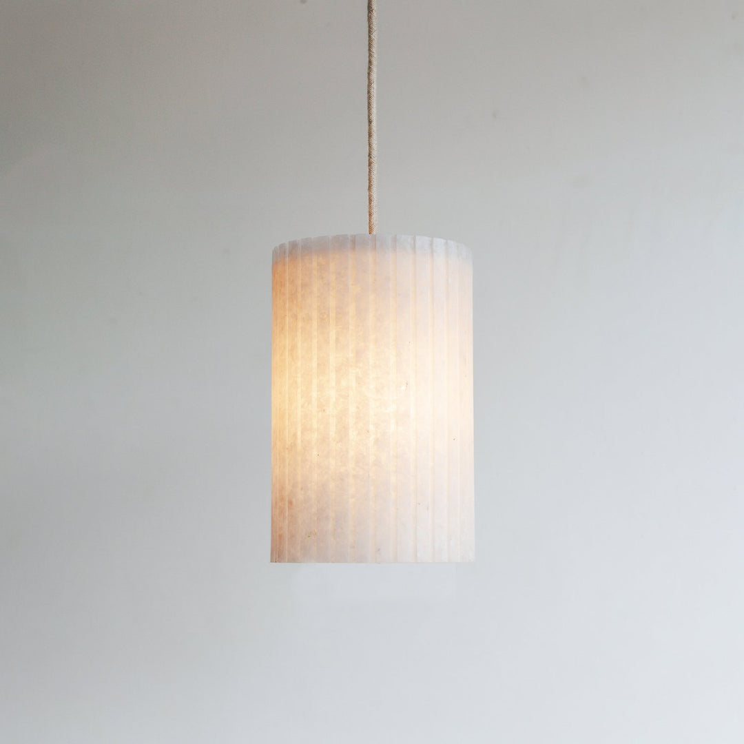 "Rian" Custom Fabric Cable Pendant Light - Recycled Plastic