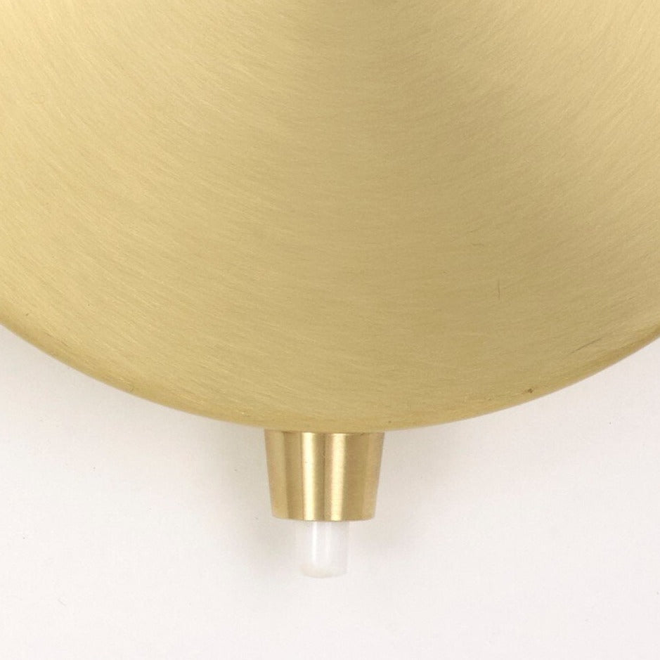 Adjustable Rounded Lampholder  Wall Light - Brass