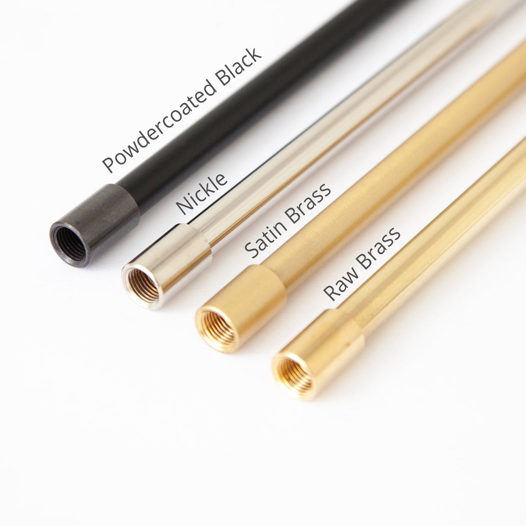Reeded Glass Stemmed Pendant Fitting Only (Outlet)