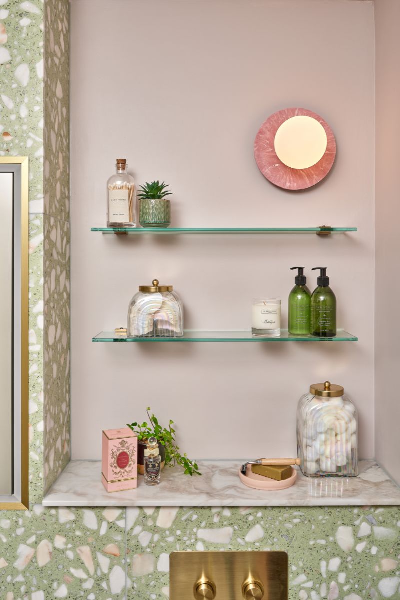 Pink & Green Bathroom | Simply Bathrooms