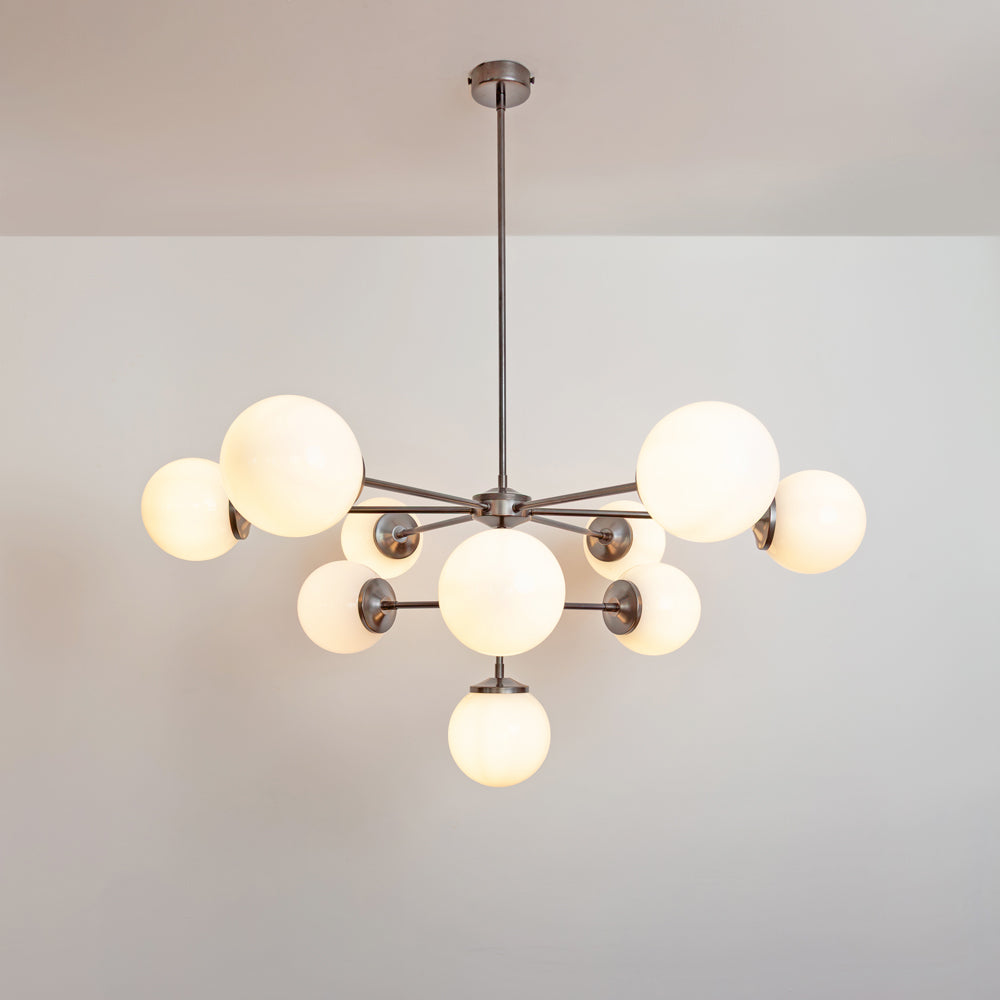“Tellis” Ten Globe Chandelier