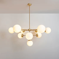 “Tellis” Ten Globe Chandelier