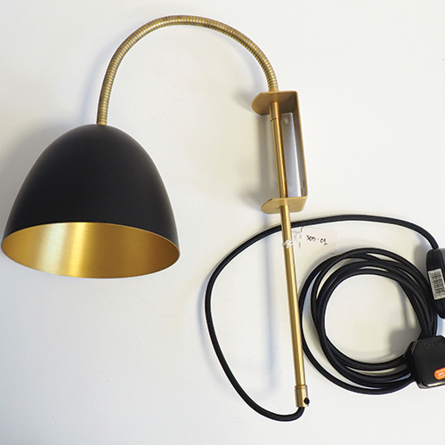 "Flexi Neck" Swing Arm Wall Light - Bracketed (Outlet)