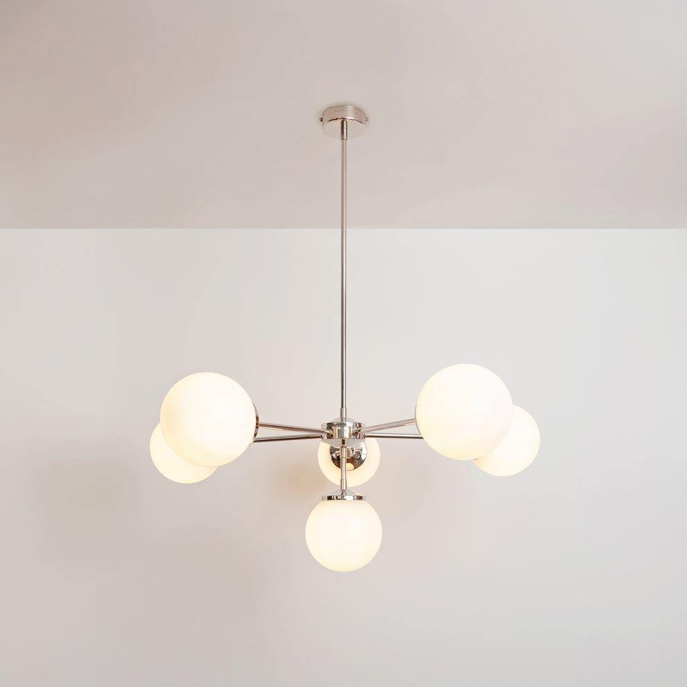 “Tellis” Six Globe Chandelier