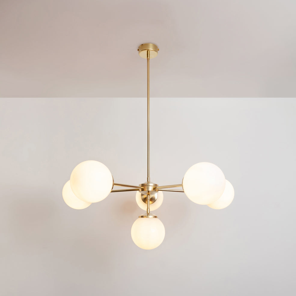 “Tellis” Six Globe Chandelier