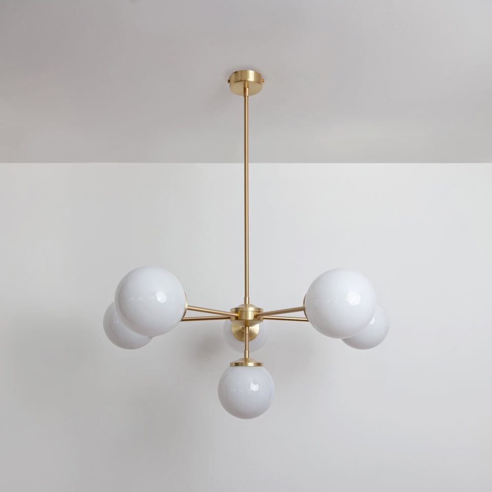 “Tellis” Six Globe Chandelier