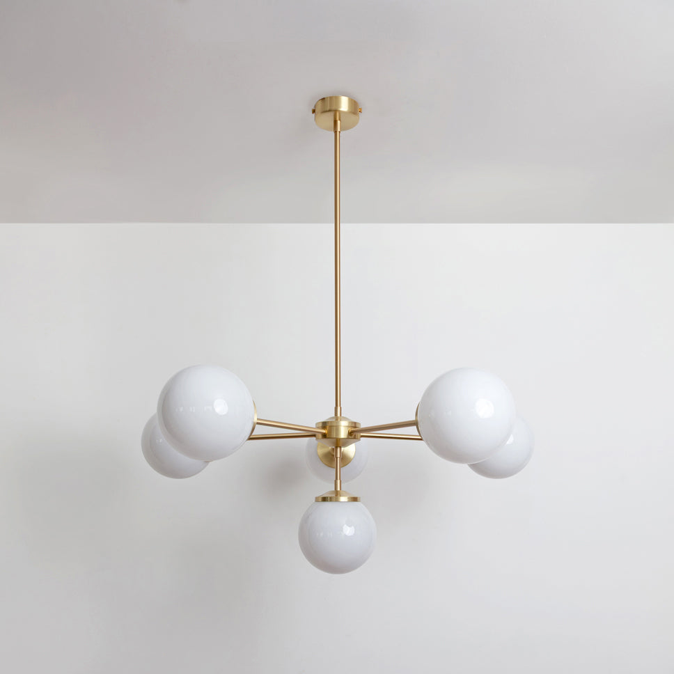 “Tellis” Six Globe Chandelier