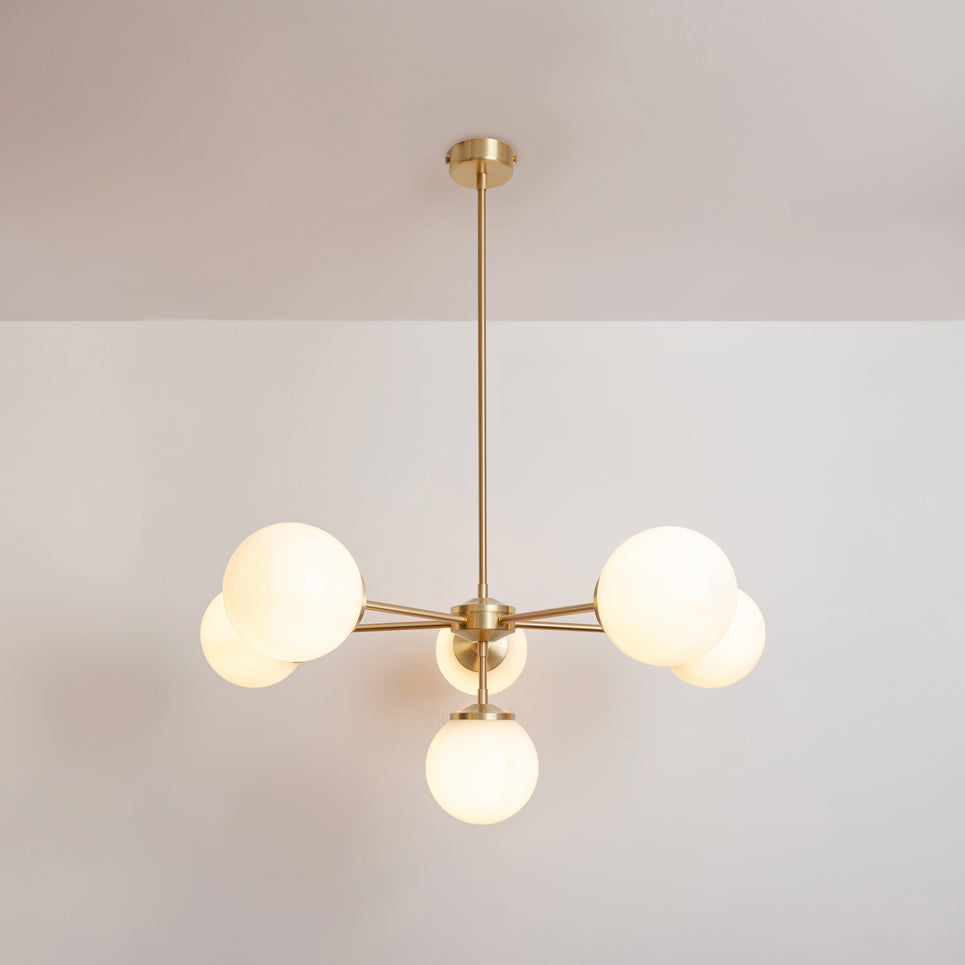 “Tellis” Six Globe Chandelier
