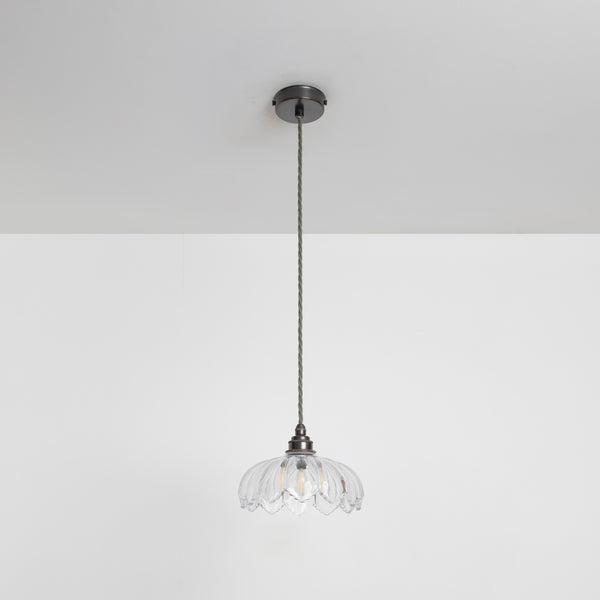 "Petal" Pendant Light - Clear Glass