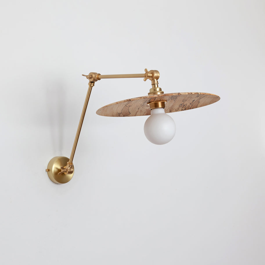 "Cara" Adjustable Stemmed Wall Light