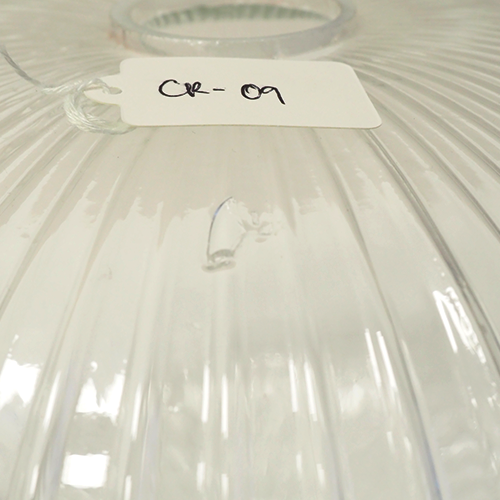 Reeded Glass Shades -  (Outlet)