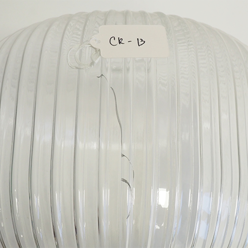 Reeded Glass Shades -  (Outlet)