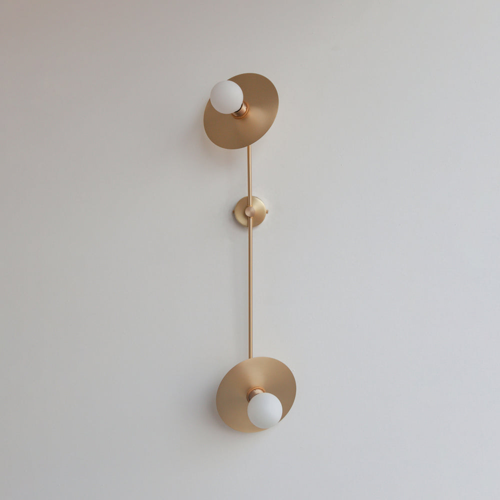 "Radial" Adjustable Double Arm Wall Light