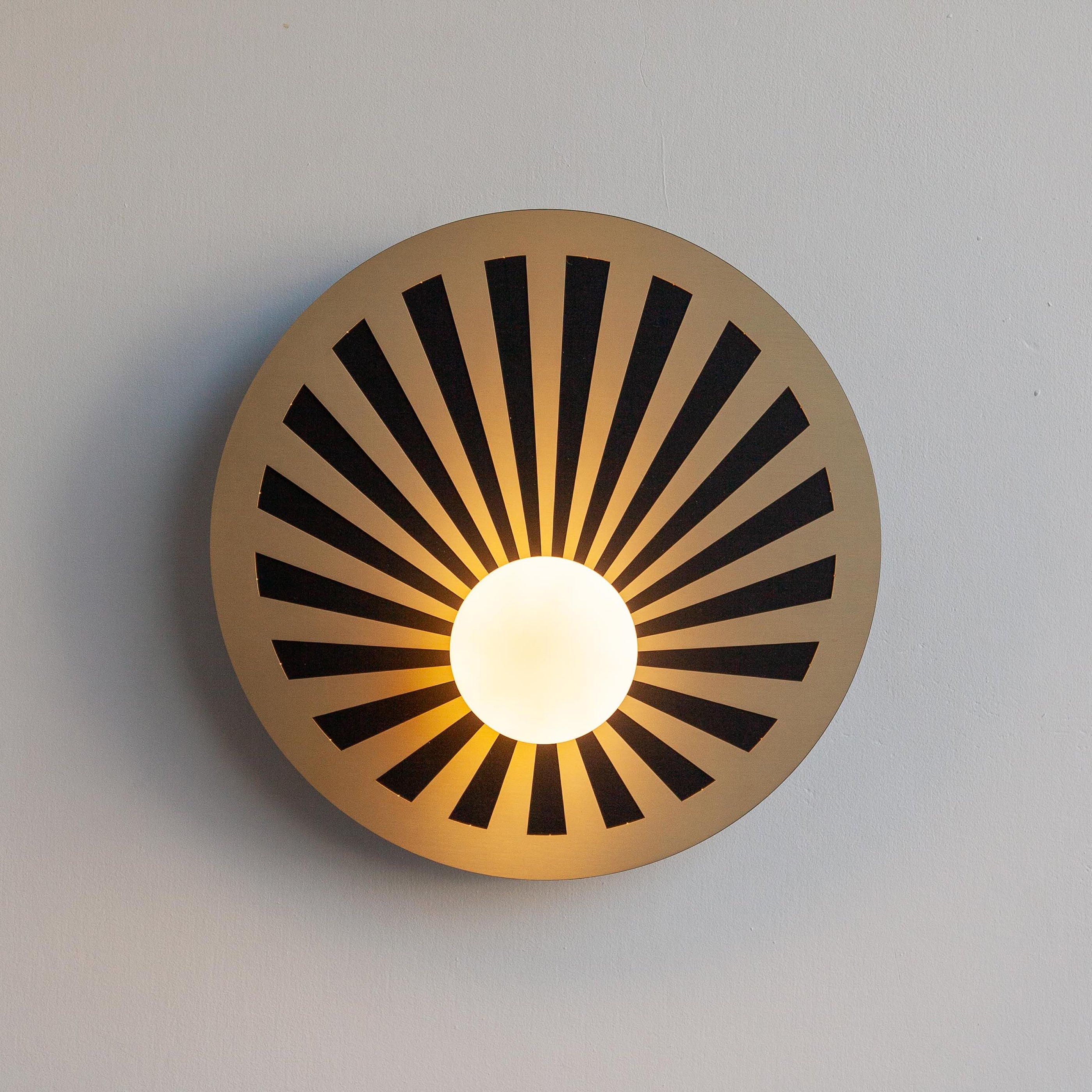 "Sunburst Arc" Wall Light - Colour Series