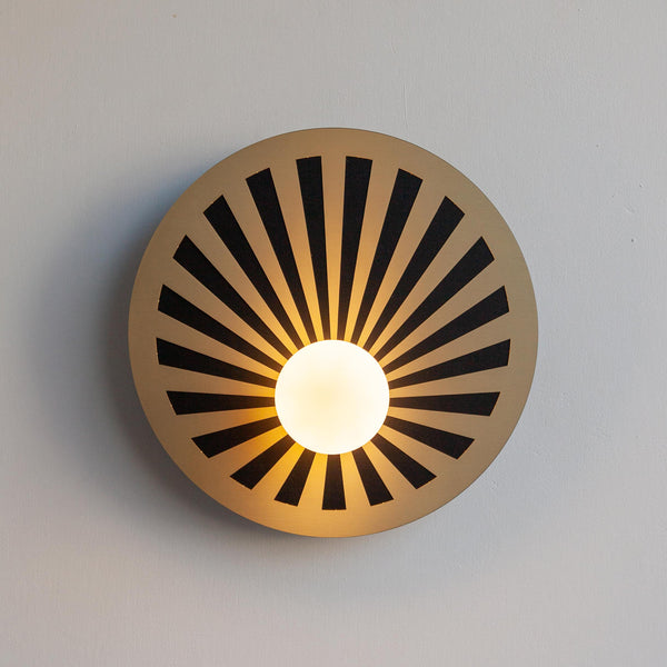 "Sunburst Arc" Wall Light - Colour Series