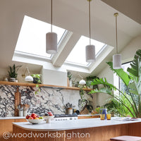 "Rian" Stemmed Pendant Light - Recycled Plastic (Outlet)