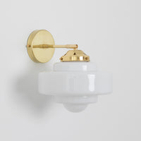 "Atlas" Wall Light - Opal Glass