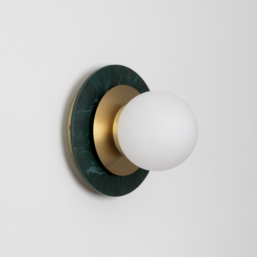 "Aurora" Wall Light - Marbled Recycled Plastic
