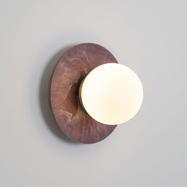 "Bo" Wall Light - Marbled Recycled Plastic
