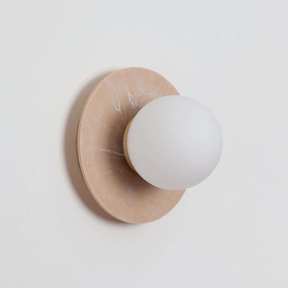 "Bo" Wall Light - Marbled Recycled Plastic