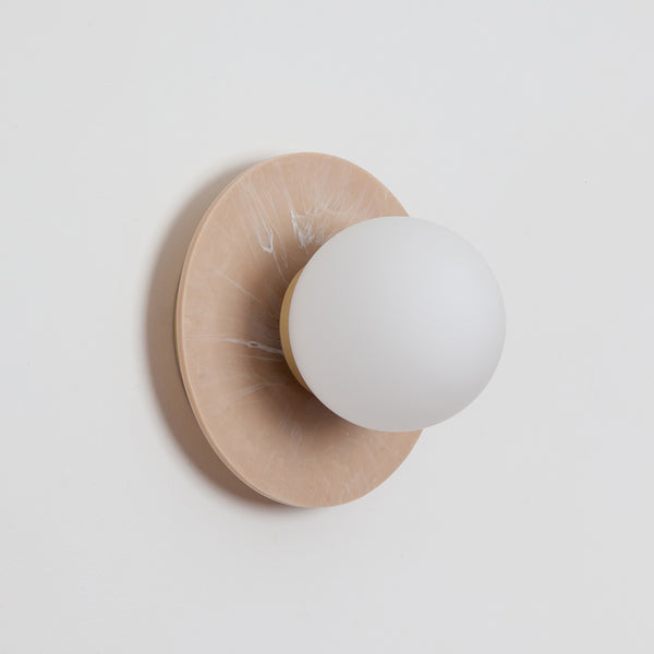 "Bo" Wall Light - Marbled Recycled Plastic