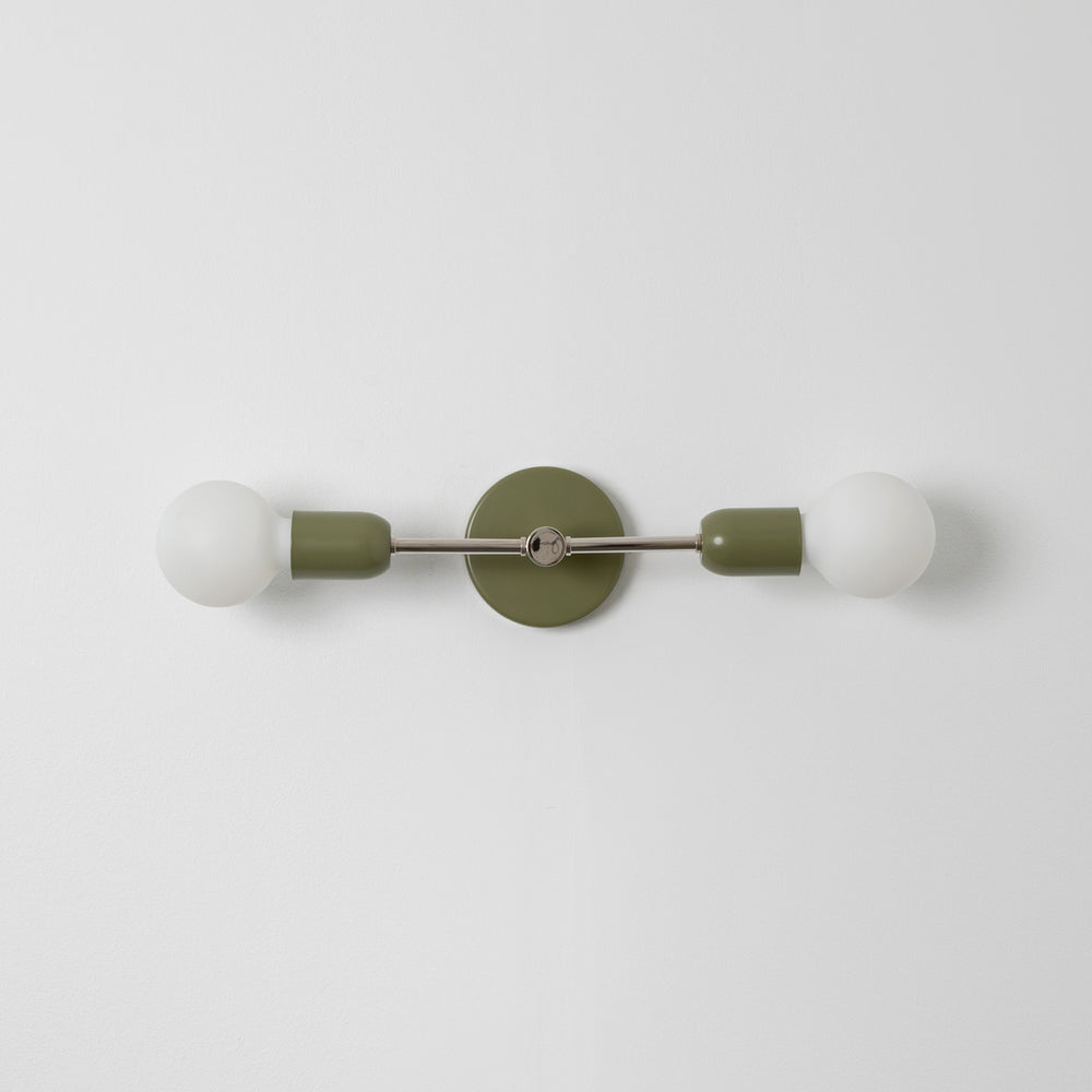 Double Arm Wall Light - Colour Series