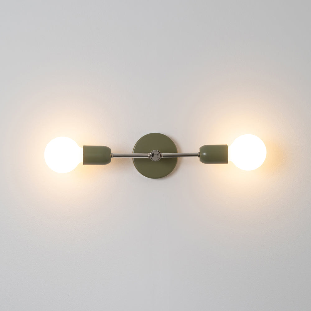 Double Arm Wall Light - Colour Series
