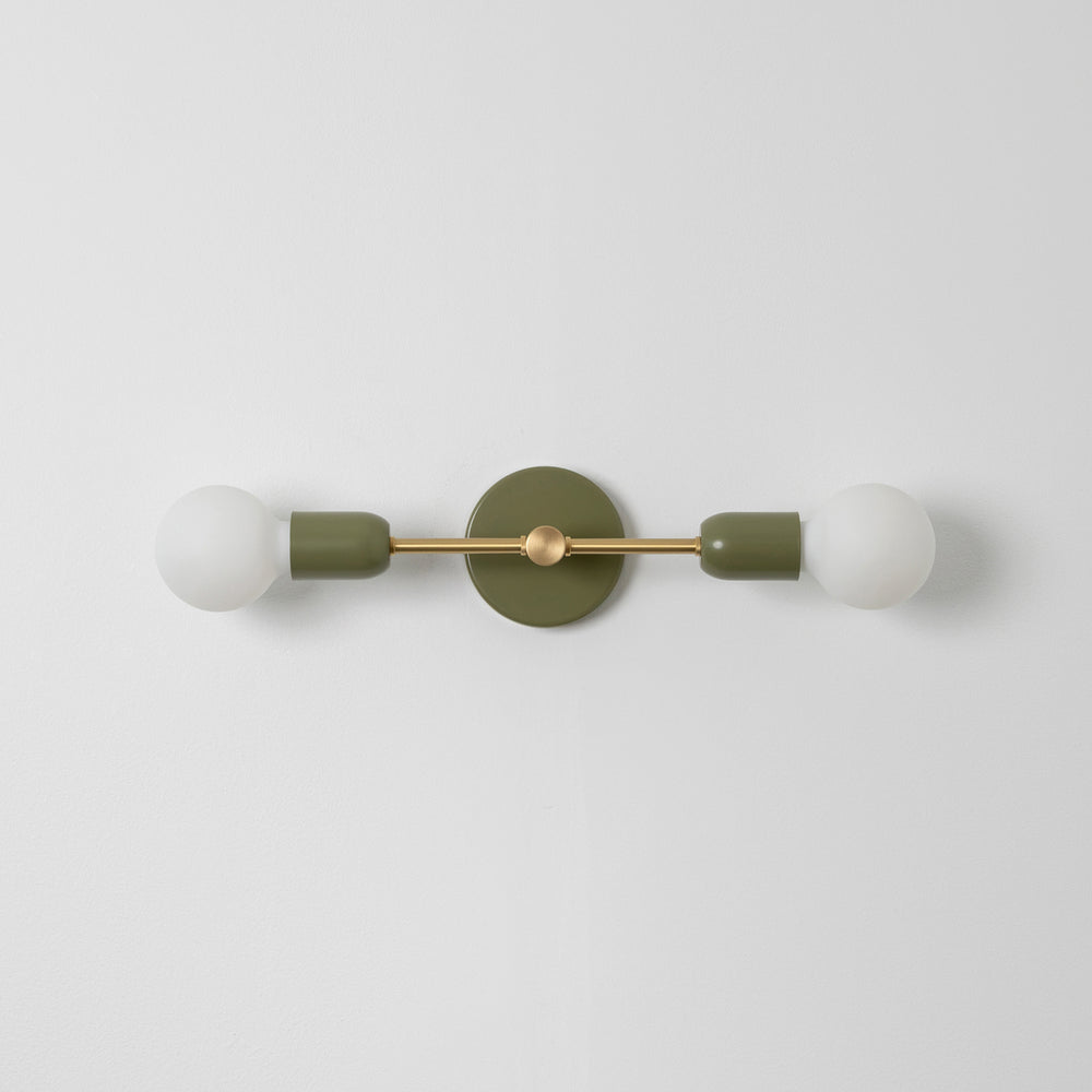 Double Arm Wall Light - Colour Series