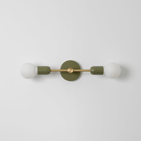 Double Arm Wall Light - Colour Series