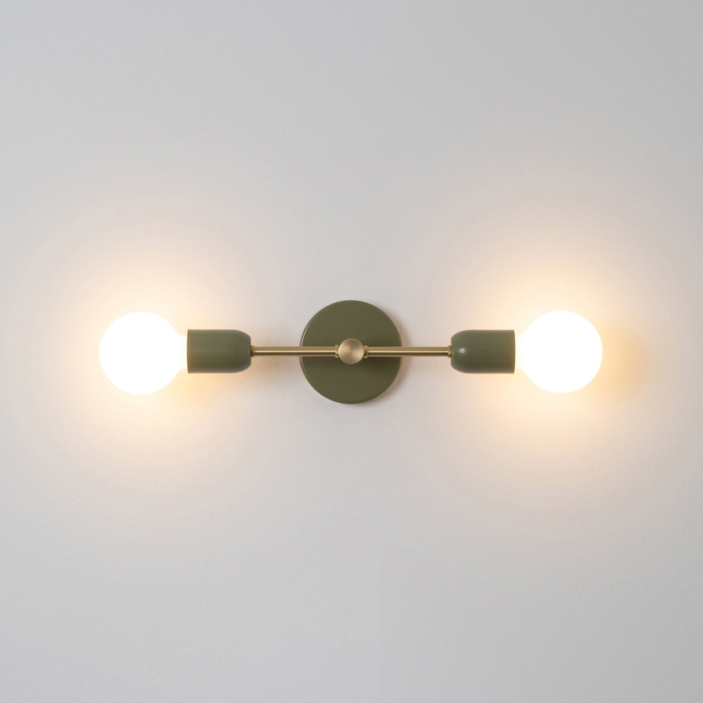 Double Arm Wall Light - Colour Series
