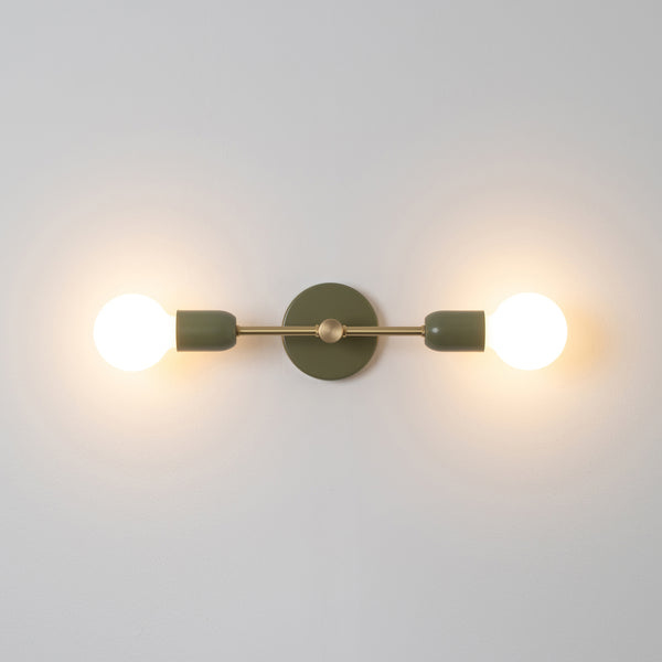 Double Arm Wall Light - Colour Series