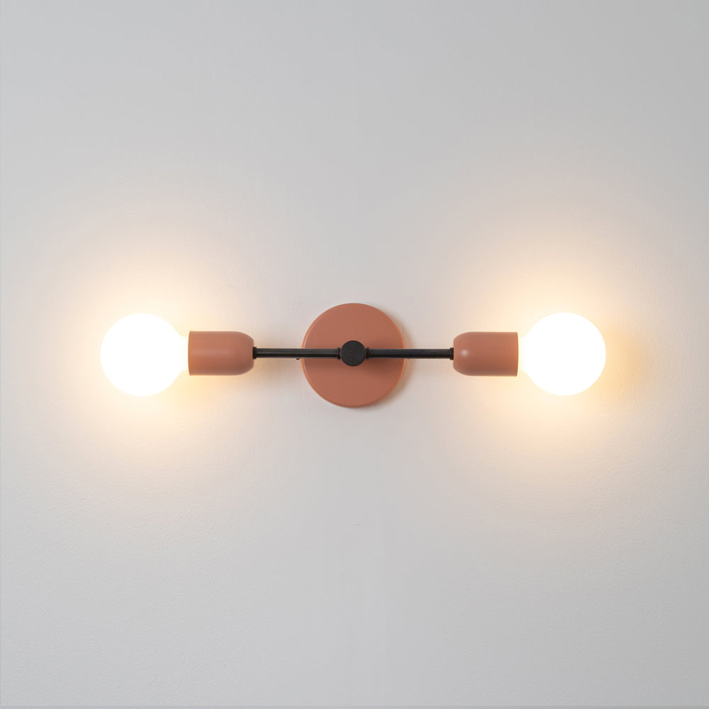 Double Arm Wall Light - Colour Series