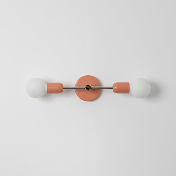 Double Arm Wall Light - Colour Series