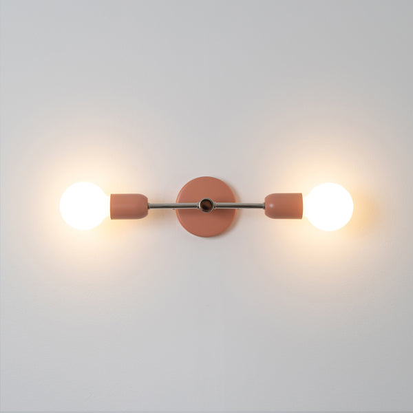 Double Arm Wall Light - Colour Series