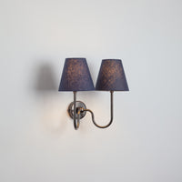 "Juno" Double Wall Light - Linen