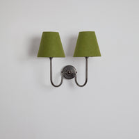 "Juno" Double Wall Light - Linen