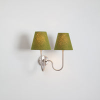 "Juno" Double Wall Light - Linen