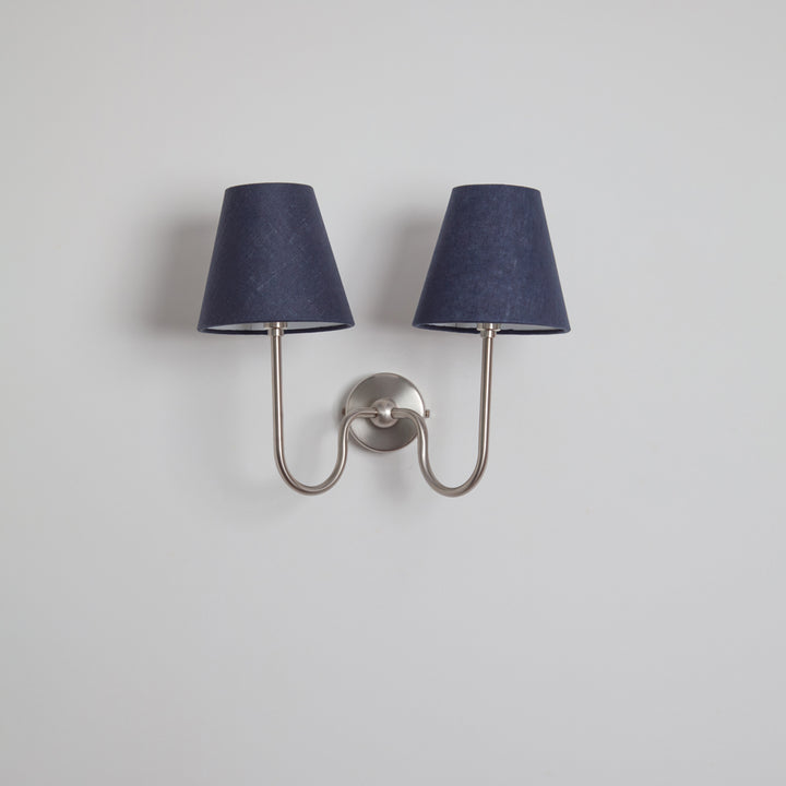 "Juno" Double Wall Light - Linen
