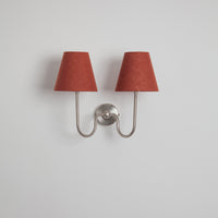 "Juno" Double Wall Light - Linen