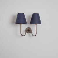 "Juno" Double Wall Light - Linen